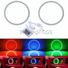 RGB Multi-Color LED Angel Eyes Halo Rings For 2005-2009 Ford Mustang With Remote