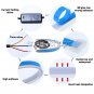 45CM LED Slim Headlight Strip Light DRL Signal Switchback Signal Flow Sequential