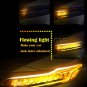 45CM LED Slim Headlight Strip Light DRL Signal Switchback Signal Flow Sequential