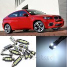 Error Free White 19pcs Interior LED Light Kit for 2008-2011 BMW E71 X6 M