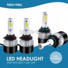 9006+9005 LED Headlight 2640W 198000LM Hi-Lo Beam Combo Kit 6000K White HID Lamp