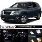14 x Xenon White Inteior LED Light Package Kit Deal For Nissan Pathfinder 13-18