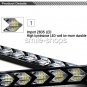 Red Amber Flowing 9-LED Knight Light Strip Arrow Flasher DRL Turn Signal Lamp