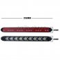 Red Amber Flowing 9-LED Knight Light Strip Arrow Flasher DRL Turn Signal Lamp