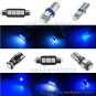 16pcs Ultra Blue LED Interior Light Package Fit For 08-13 Mercedes C Class W204