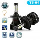 2x COB H4 LED 1620W 243000LM Car Headlight Kit Hi/Lo Beam Auto Bulbs 6000K White