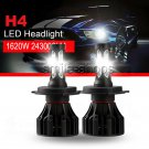 2X H4 HB2 9003 243000LM 1620W High Power LED Headlight Bulbs Kit High Low Beam