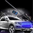 22" 56CM 10000K Blue Color LED 48-SMD Remote Knight Rider Strip Lights Grille