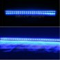 22" 56CM 10000K Blue Color LED 48-SMD Remote Knight Rider Strip Lights Grille