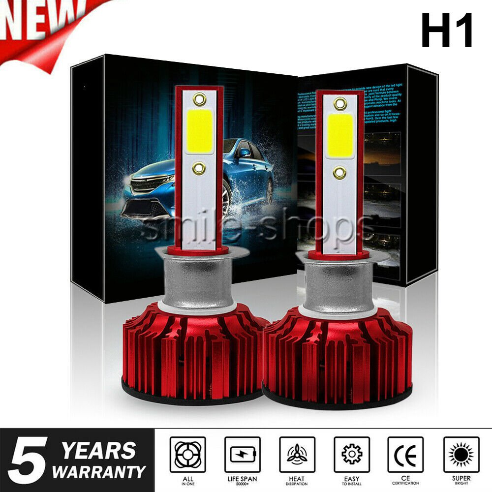 H1 LED Headlight Conversion Kit 1800W 270000LM Hi Lo Beam Bulbs White 6000K HID