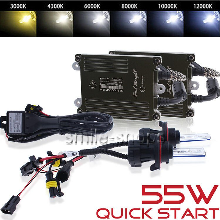 Quick Start 55W SLIM Xenon HID Bulbs Kit For Nissan Maxima Murano Altima Axxess