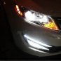 2pcs 102SMD White Front DRL Light Error Free LED Bulbs For 11–16 Jetta MK6 GLI