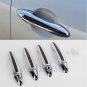 Set Chrome Door Handle Catch Cover Cap Trim Molding For 2014 Kia Forte Cerato