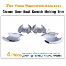Chrome Car Door Handle Cup Bowl Bezel Trim For Volks Wagenwerk Bora 2013