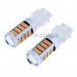 2x 3157 High Power 4014 LED 92 SMD Amber Yellow Turn Signal Light Bulb Lamp 12V