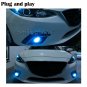 H4 HB2 9003 92SMD 4014 Ice Blue LED Projector Fog Light Daytime DRL Bulbs Lamp