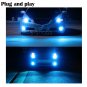 H4 HB2 9003 92SMD 4014 Ice Blue LED Projector Fog Light Daytime DRL Bulbs Lamp