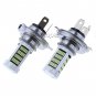 H4 HB2 9003 92SMD 4014 Ice Blue LED Projector Fog Light Daytime DRL Bulbs Lamp