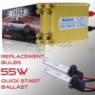 55W Gold Slim HID Xenon Light Kit 9005 9006 H3 880 H11 for 95-14 Chevrolet Tahoe