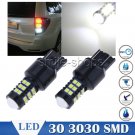 2Pcs W21-5W W3X16Q 7440 7443 30SMD LED Car Brake Light Backup Reverse Bulb Lamp