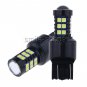 2Pcs W21-5W W3X16Q 7440 7443 30SMD LED Car Brake Light Backup Reverse Bulb Lamp