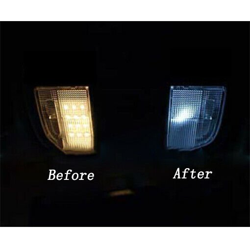 7pcs For Pontiac G8 Bright White LED Interior Bulbs Kit + License Plate