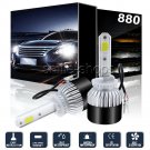 2 Pieces 880 881 LED Headlight Conversion Kit 198000LM 1320W 6000K White Bulbs