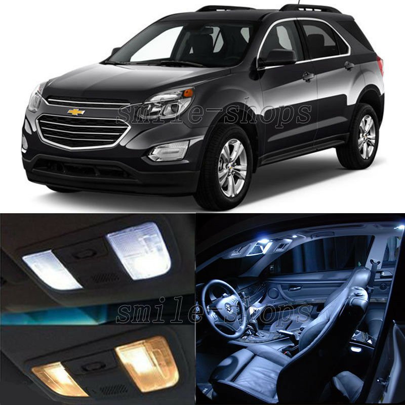 13pcs White Reverse + Tag + Interior LED Lights Fit For 2010-2016 Chevy Equinox