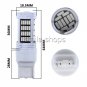 2x 7440 W3X16D T20 High Power Ultra Red LED For Car Daytime Running Light Bulbs