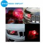 2x 7440 W3X16D T20 High Power Ultra Red LED For Car Daytime Running Light Bulbs