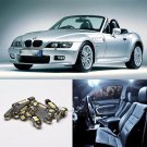 12pcs White Canbus for BMW Z3 E36/7 E36/8 Interior LED Light Package Kit 96-02