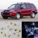 17pcs White LED Interior Light Package Kit for Acura MDX 2001-2006