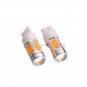 2pcs Yellow Amber T20 7.5W W21W 7443 COB LED Bulbs For Car Turn Signal Light