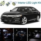 14pcs Xenon White Interior LED Light Package Kit Deal For Honda Accord 2013-2018