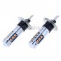 2x H1 3000K Amber/Yellow 15SMD 3030 LED For Car Bulbs Kit Fog Driving Light DRL