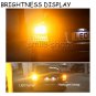 2x H1 3000K Amber/Yellow 15SMD 3030 LED For Car Bulbs Kit Fog Driving Light DRL