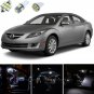 12pcs Bright White Interior LED Light Package Kit Deal For Mazda 6 2009-2013