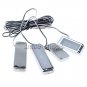 4Pcs Ice Blue LED Car Auto Truck Inner Door Handle Bowl Armrest Atmosphere Light