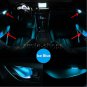 4Pcs Ice Blue LED Car Auto Truck Inner Door Handle Bowl Armrest Atmosphere Light