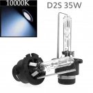 Pair - 10000K 35W D2S HID Xenon Bulbs Replace Factory HID Headlights