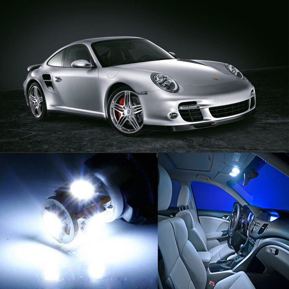 14&Atilde;� white LED Interior Lights Kit Error Free for Porsche 911 997 2005-2011
