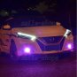 2pcs Pink/Purple 9005 HB3 7.5W COB LED Bulbs For Car Driving Light Fog Lights