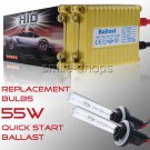 9006 Digital 55W Gold Slim HID Xenon Light Conversion Kit Ballast Bulb 5K 6K 8K