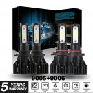 For Chevy Silverado Tahoe 1999-2006 Hi/Lo Beam Combo 9005 9006 LED Headlight Kit