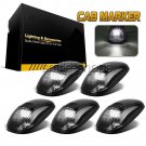 Smoke/White 9 LED Cab Roof Running Marker Lights Fit For 1999-2002 Dodge Ram