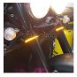 2Pcs Universal Motorcycle Fork Turn Signal Brake Light Dual Amber Red LED Strips
