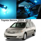 22pcs ICE Blue LED Interior Light Package Kit for Toyota Sienna 2004-2010 #