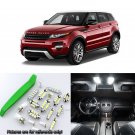 Xenon White 13pcs Interior LED Light Kit for 2012-2014 Range Rover + Free Tool