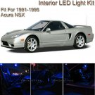 20pcs Blue Interior LED Light Package Kit For 1991 1992 1993 1994 1995 Acura NSX