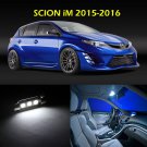 12×Xenon White LED Interior Light Package Kit for SCION iM 2016